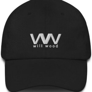 Will Wood and the Tapeworms WW Dad Cap Black