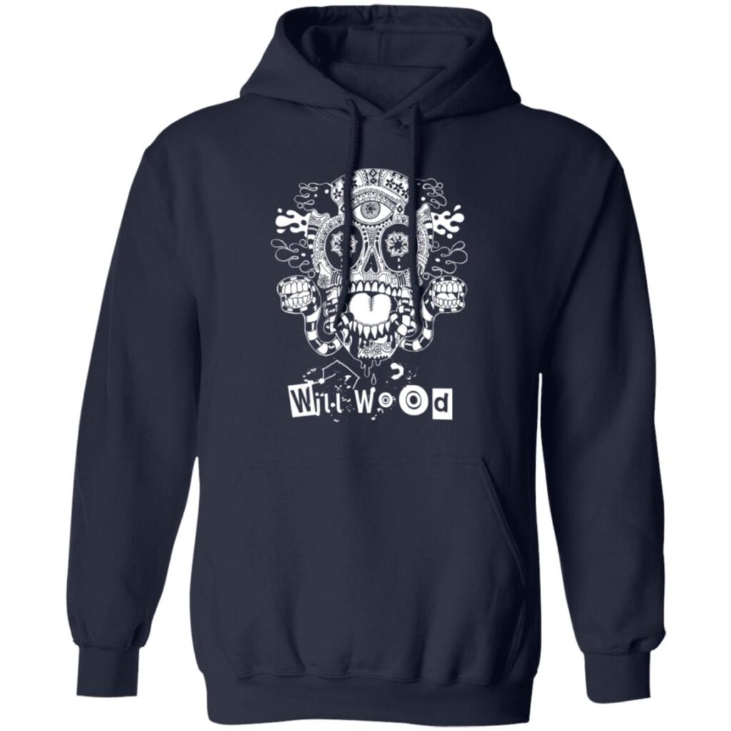 Will Wood Merch Store Host Skull Hoodie Sweatshirt